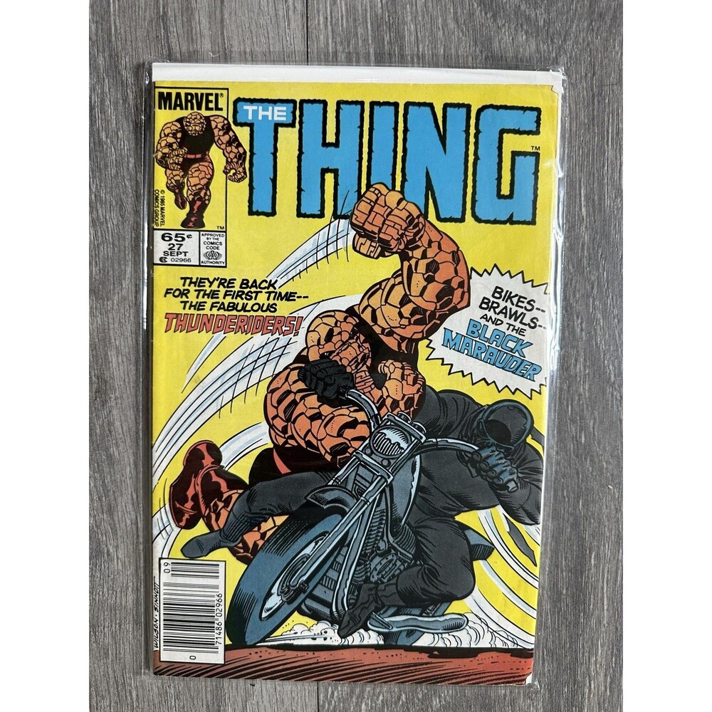 Marvel The Thing #27 Single Issue Comic Color Bronze Age Black Thunderiders